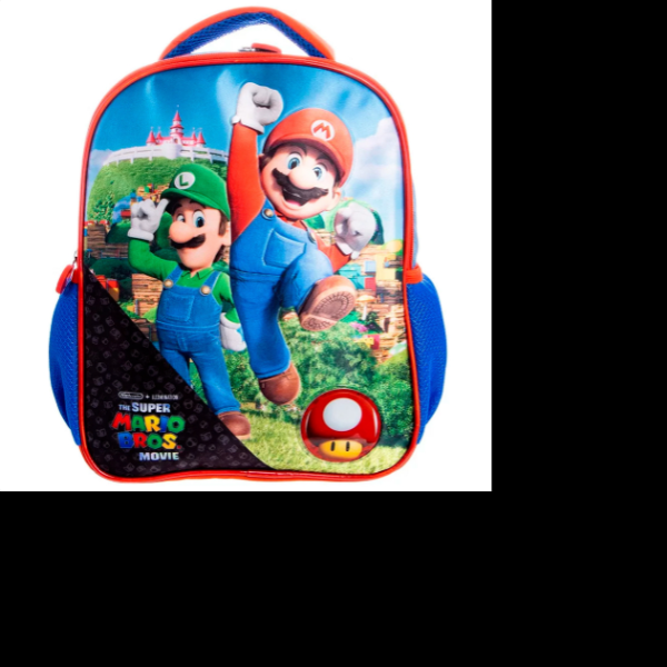 MOCHILA KINDER NIÑO MARIO BROS 176886178145 RUZ PZA